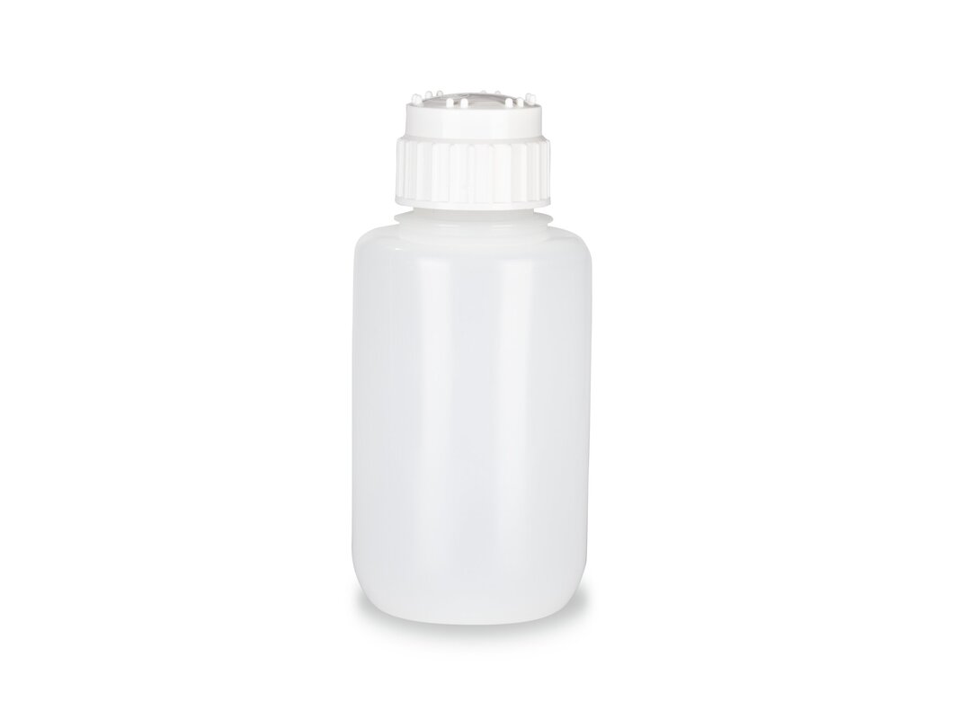 Bottle 4L PP with cap, unmachined (w/ofilter, connection for hose, blind plug)