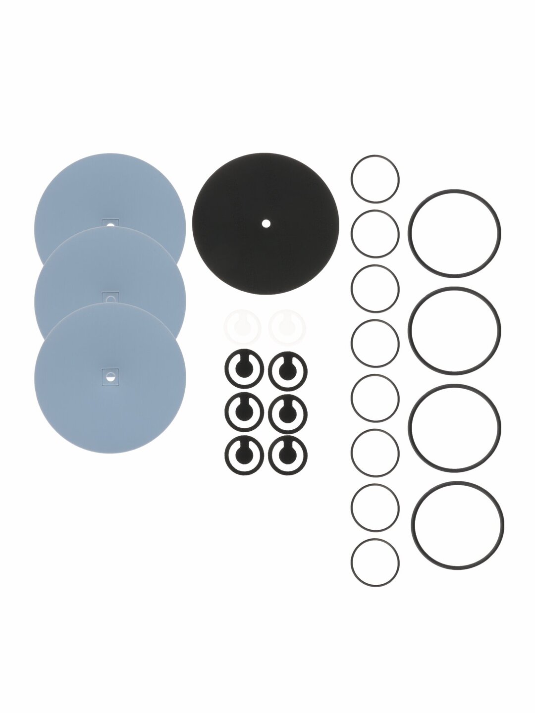 Set of diaphragms and valves for MD 4B,valves FFKM / PTFE