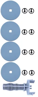 Set of diaphragms and valves for MD 1C,MD 1C +AK+EK, MD 1C VARIO-SP, PC 2001 VARIO,PC 3001 VARIO, MV 0.5C