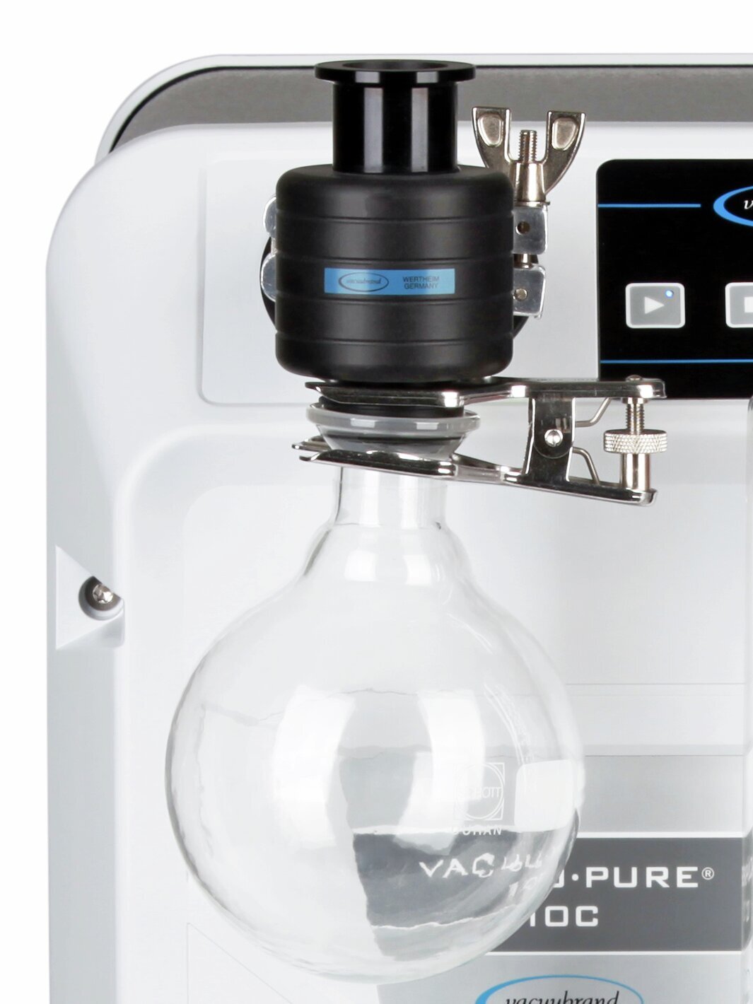 进气口缓冲AK，带 500 ml圆底收集瓶,  KF DN 25接口