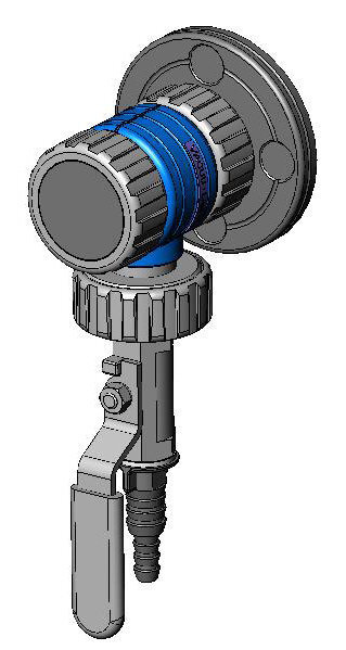 VACUU·LAN®  shut off module  VCL Kwith connecting part A5, M35 x 1,5consisting of A5, B1, C1, D1